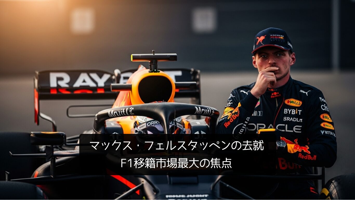 マックス・フェルスタッペンの去就：F1移籍市場最大の焦点