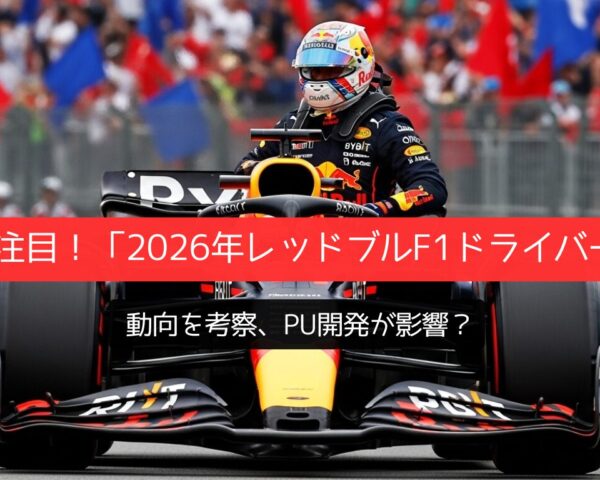 大注目！「2026年レッドブルF1ドライバー」動向を考察、PU開発が影響？