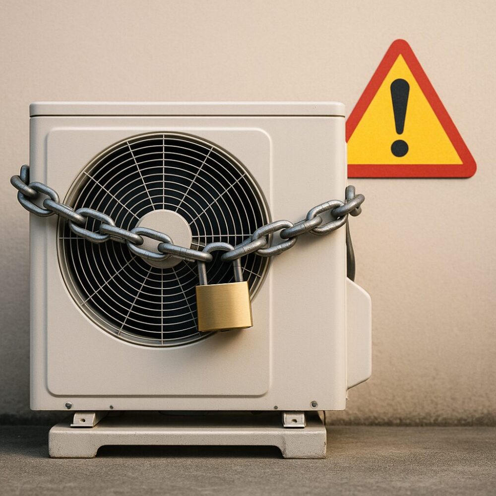 命にかかわるリスクを軽視してはいけない！エアコン室外機の盗難防止を