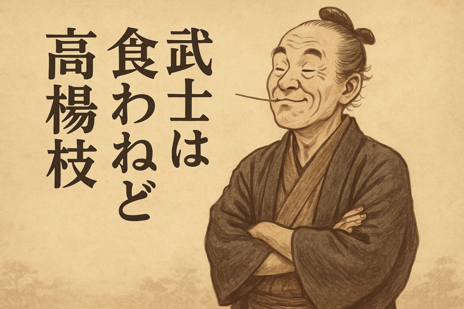 武士は食わねど高楊枝