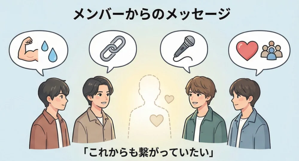 Aぇ! groupメンバーからのメッセージ