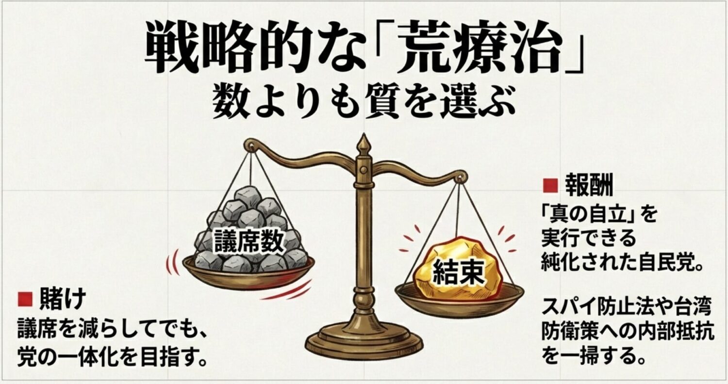 「日本の未来」を守るための荒療治としての解散