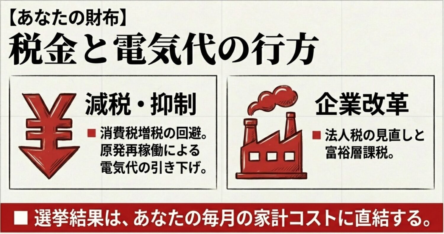 私たちの生活と「選挙の争点」