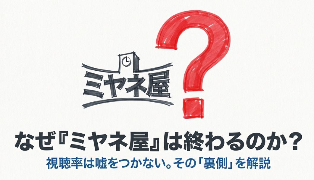 視聴率は嘘をつかない。『ミヤネ屋』終了決定打となった「ある数字」と宮根の決断、3つの裏事情