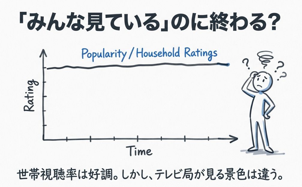「視聴率は嘘をつかない」終了説を裏付ける衝撃のデータ