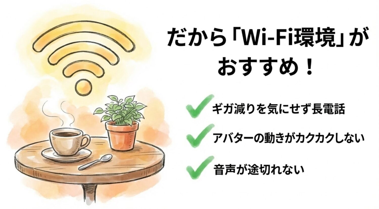 Wi-Fi環境での利用が推奨される理由
