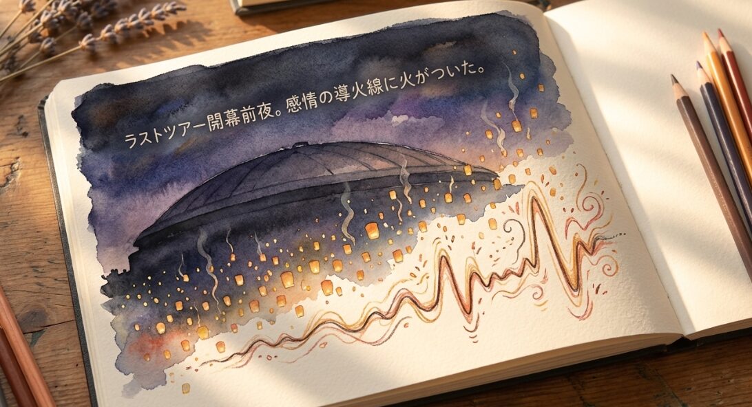 嵐コンサートラストツアー前日の投稿という臨場感