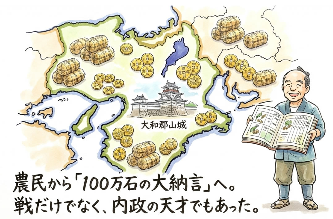 大和大納言 100万石を治めた内政手腕