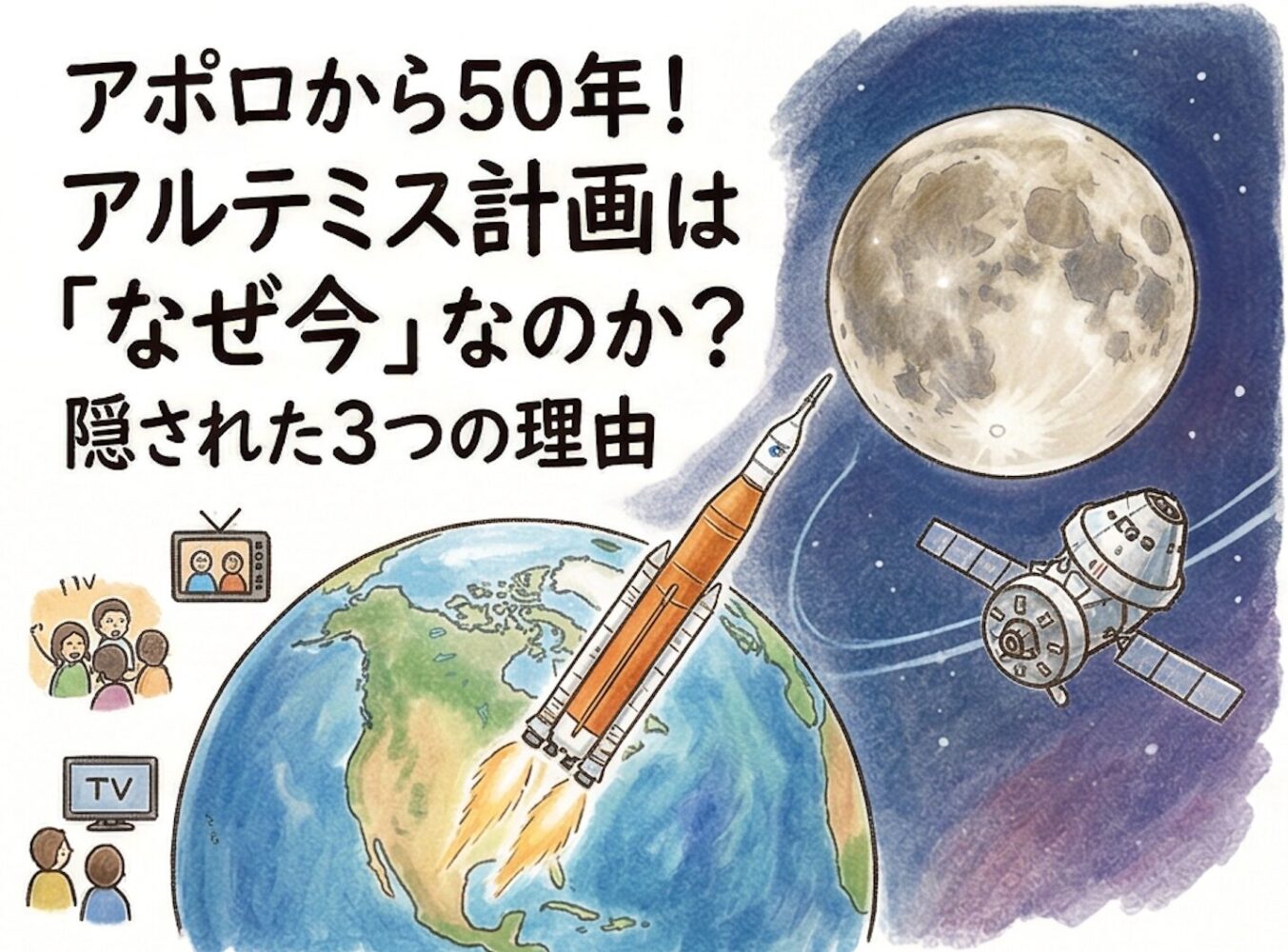 アルテミス計画が「なぜ今」推進される3つの大きな理由