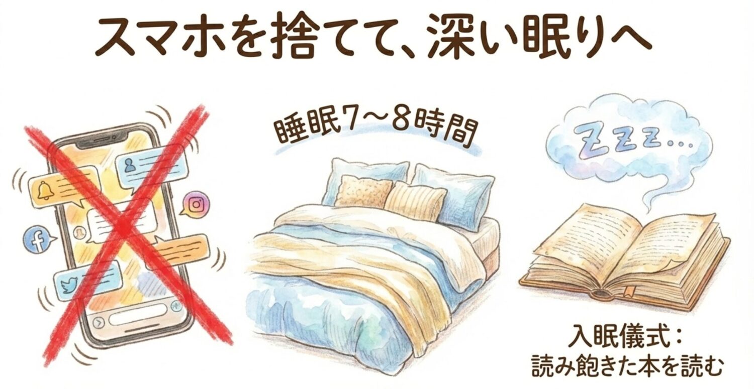 質の高い睡眠とデジタルデトックス