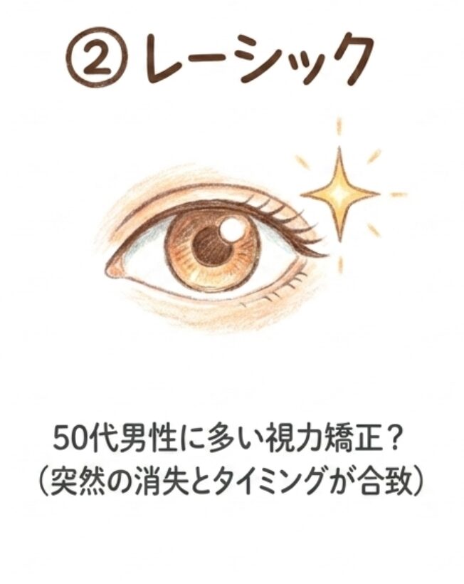 可能性2：レーシックや視力矯正手術