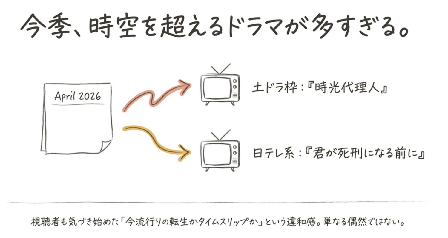 なぜ時空を超えるタイムスリップドラマは2026年春にこれほど流行しているのか