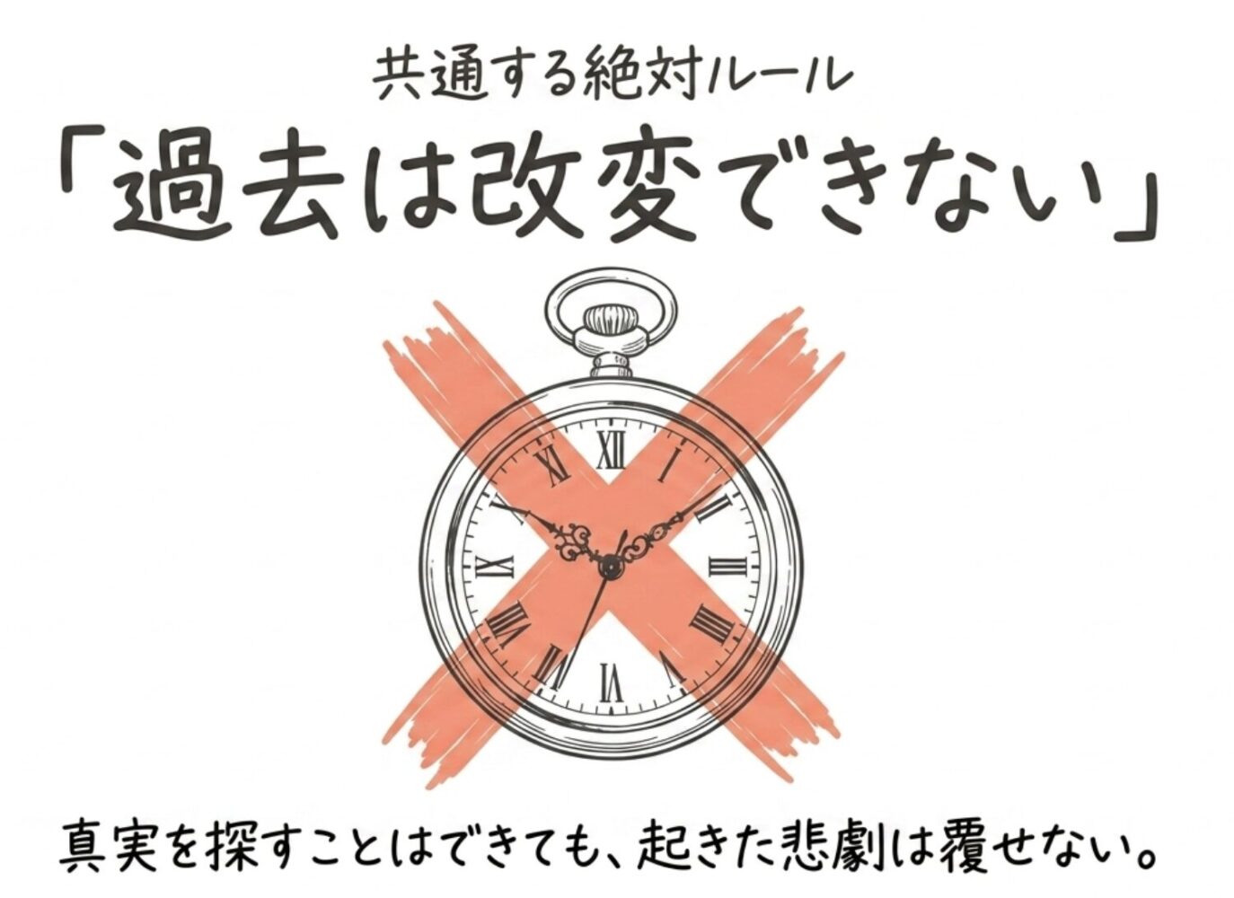 過去を「改変しない」ルール