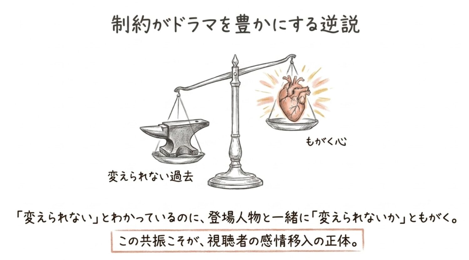 制約がドラマを豊かにする逆説