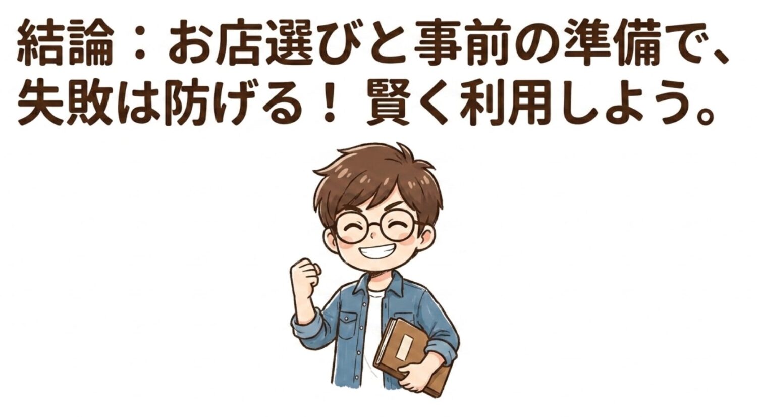 お店選びと事前の準備で失敗は防げる