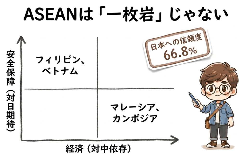 「東南アジアが一枚岩で日本を支持している」というのは、少し単純すぎる