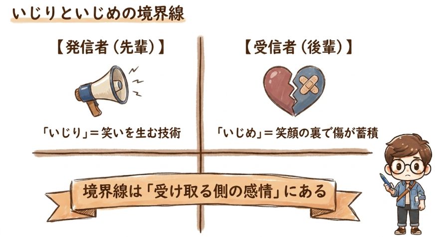 いじりといじめの境界線