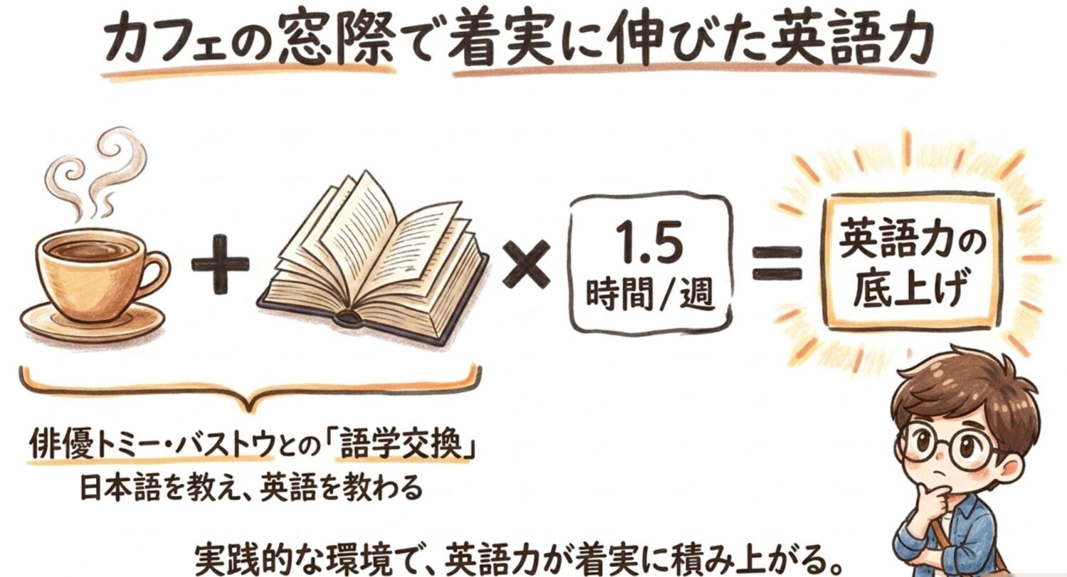 トミー・バストウとの語学交換