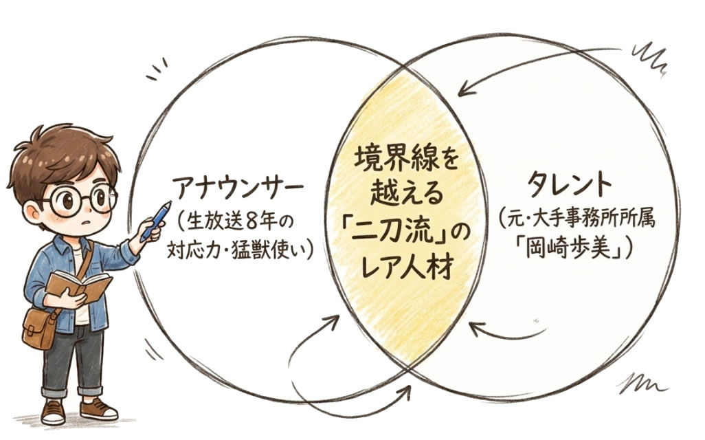 境界線を越える二刀流のレア人材