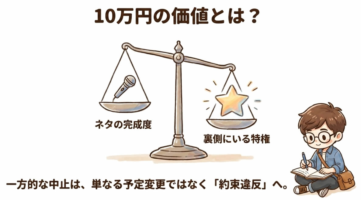 そもそもリハ観覧に10万円の価値はあったのか