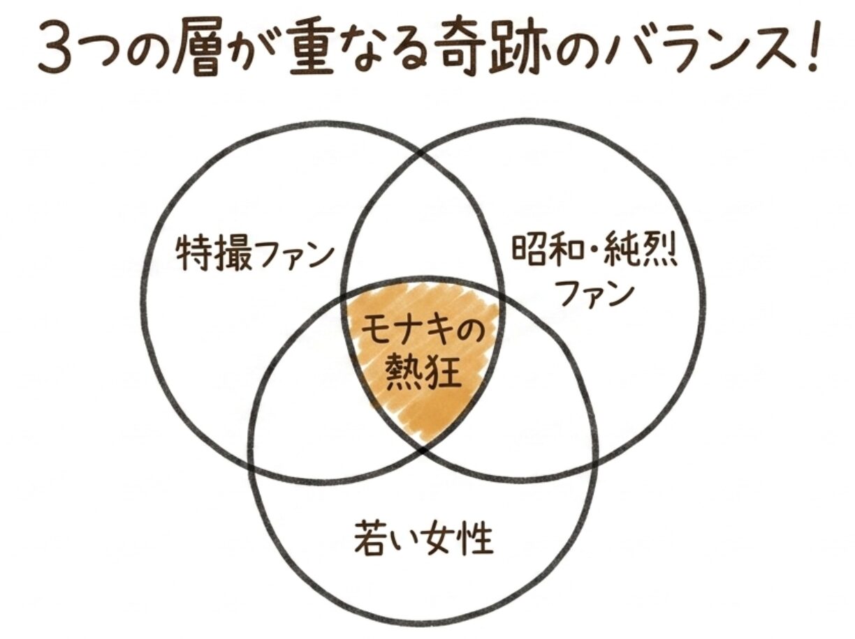 3つの層が重なる奇跡のバランス