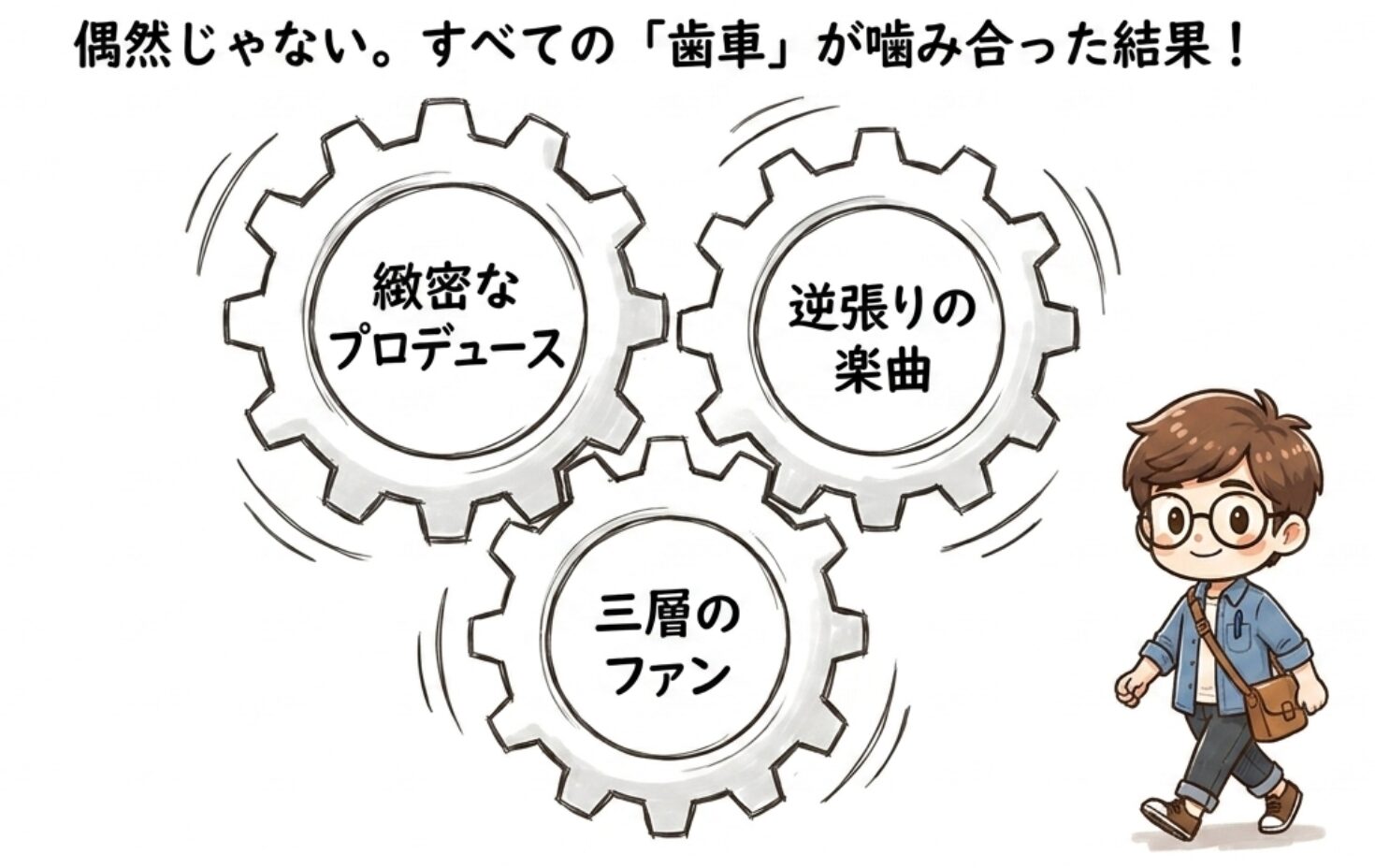 偶然じゃない。すべての歯車が噛み合った結果