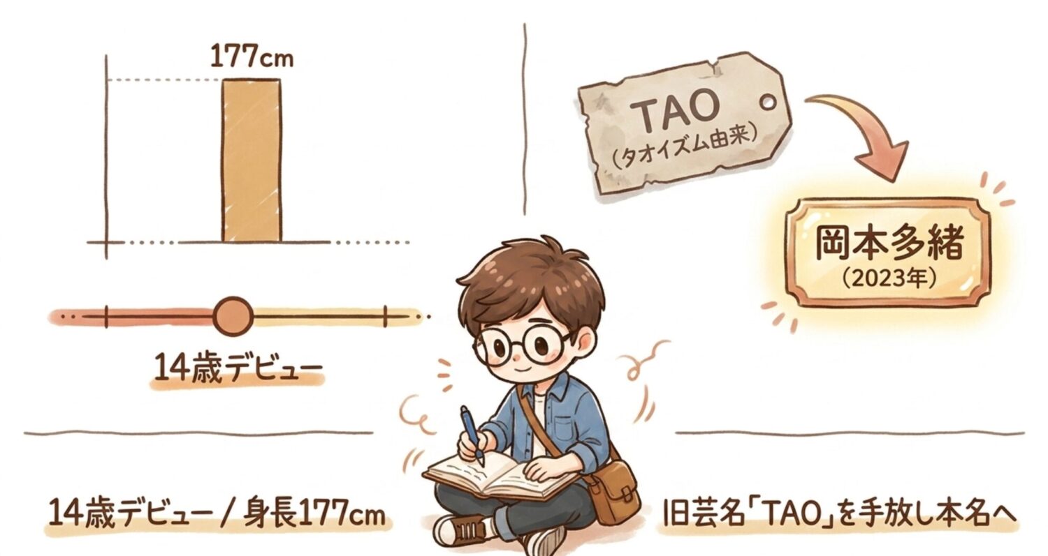 岡本多緒（TAO）とは? 知ってびっくりな基本プロフィール