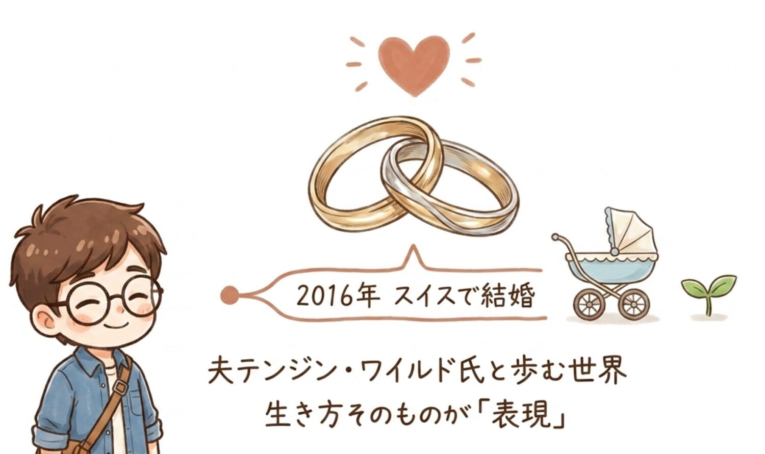 岡本多緒のプライベート。夫・テンジン・ワイルドとの結婚生活、そして妊娠へ