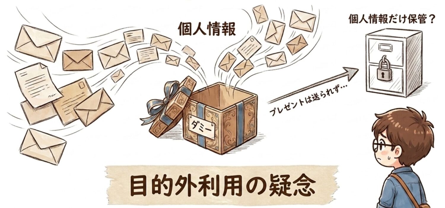 個人情報が目的？
