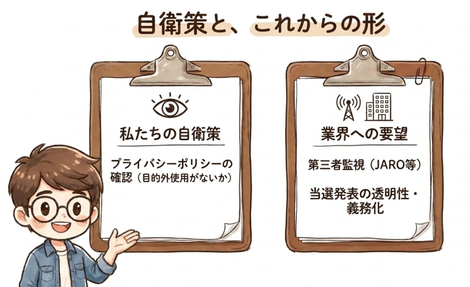 自衛策とこれからの形
