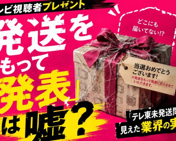 テレビ視聴者プレゼント「発送をもって発表」は嘘？テレ東未発送問題で見えた業界の実態