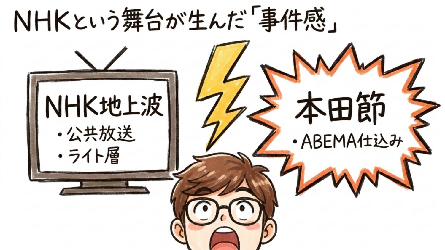本田節、NHKという舞台が生んだ「事件感」