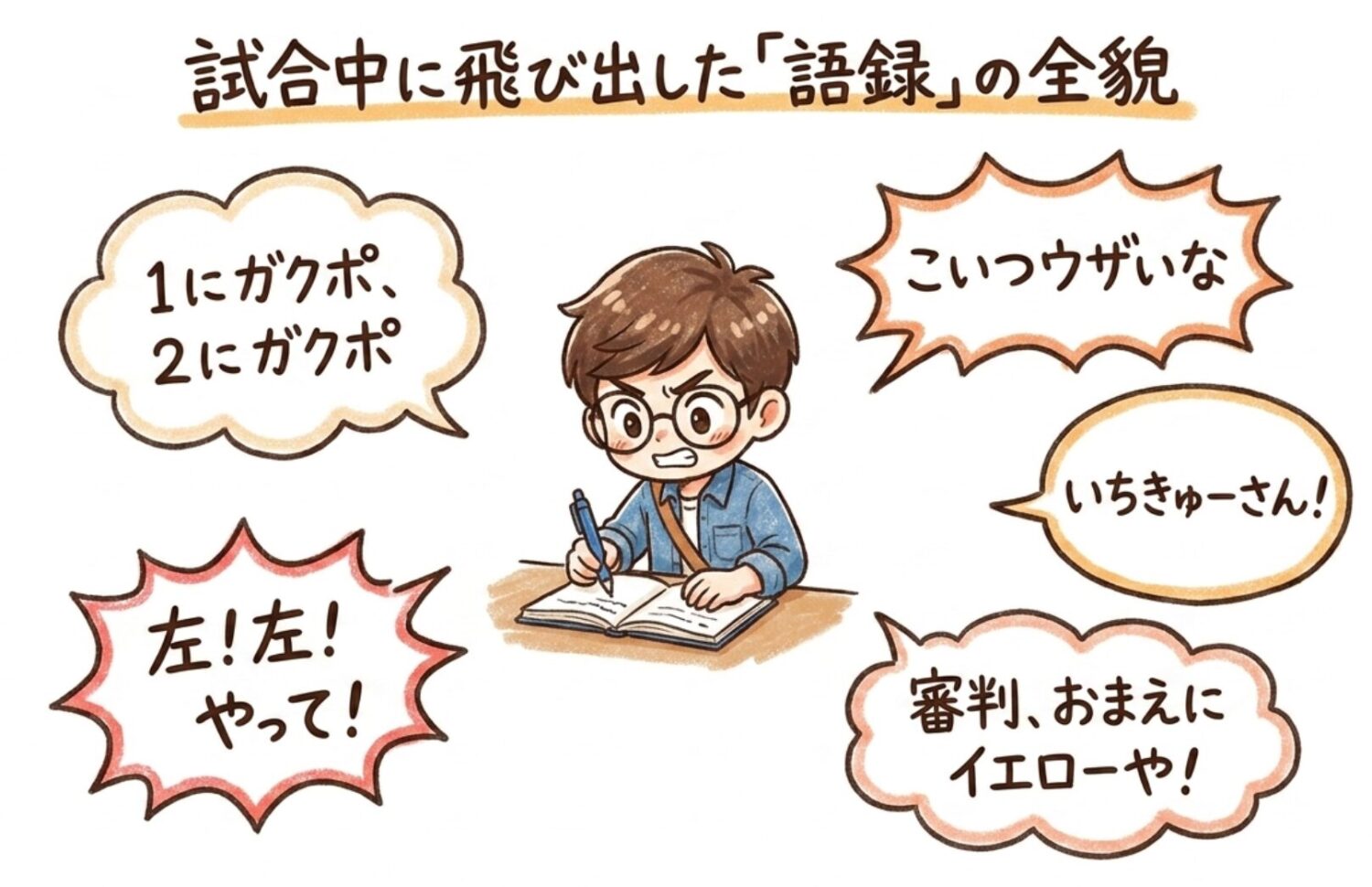 試合中に飛び出した「語録」の全貌
