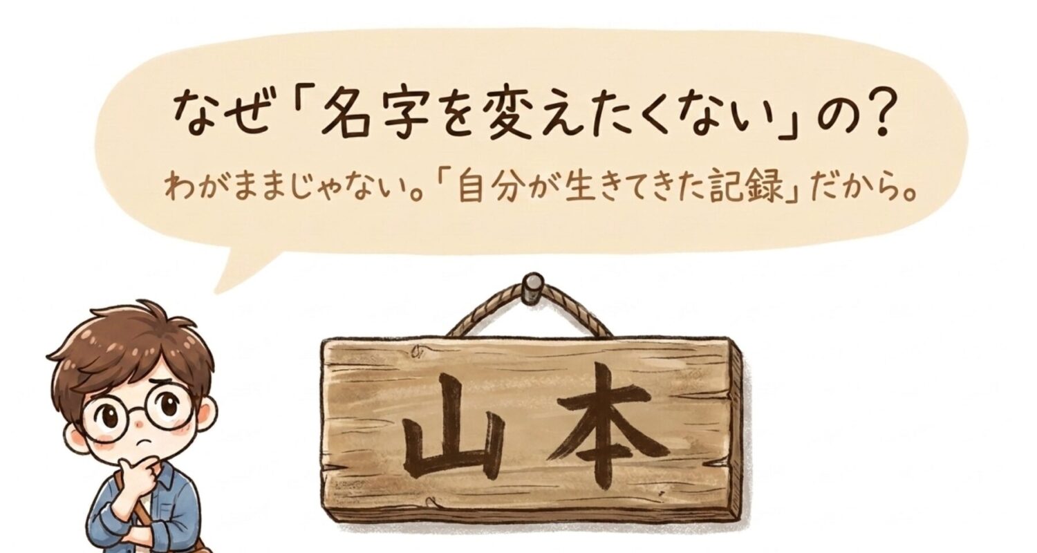 なぜ名字を変えたくないのか