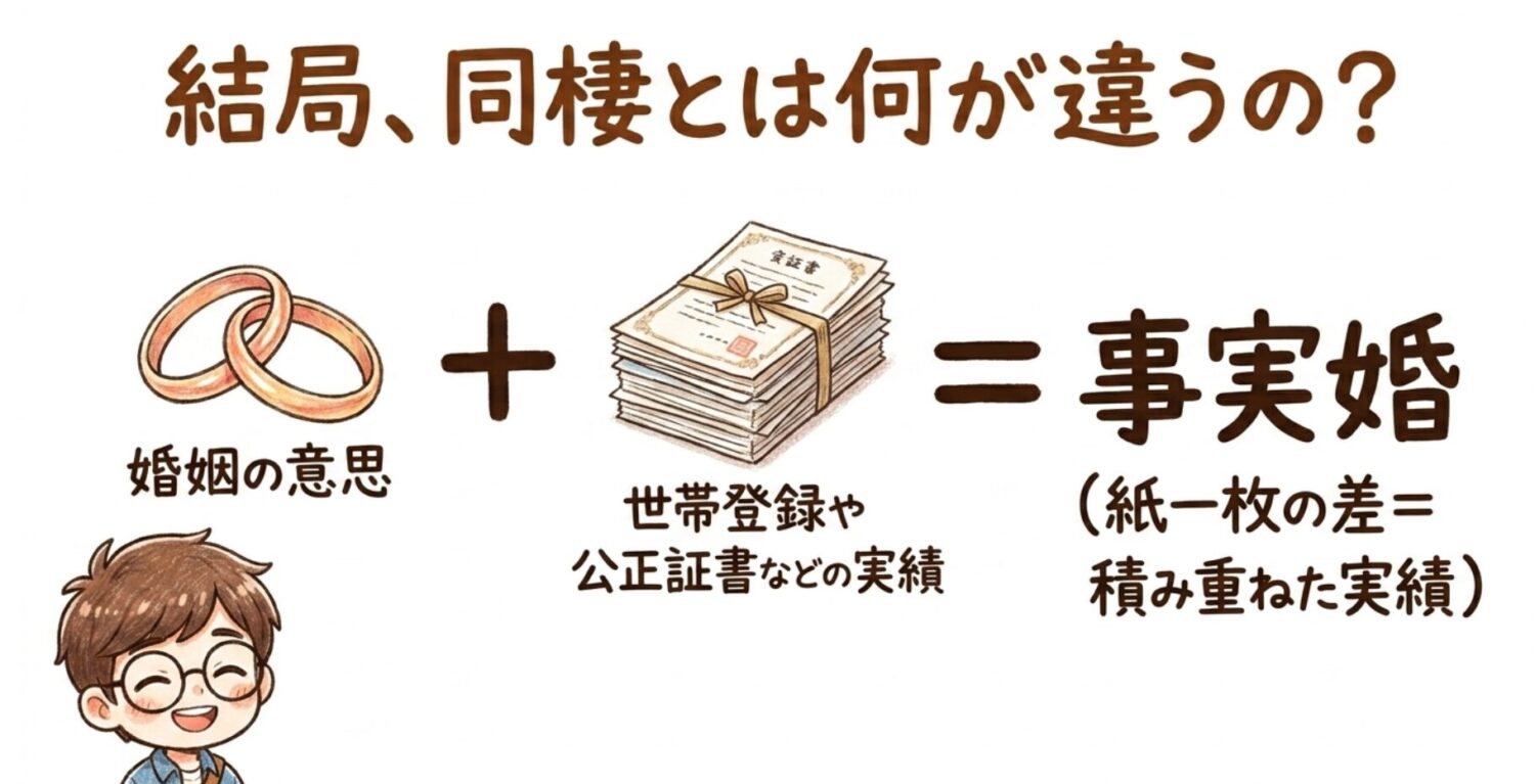 結局、同棲とは何が違う?