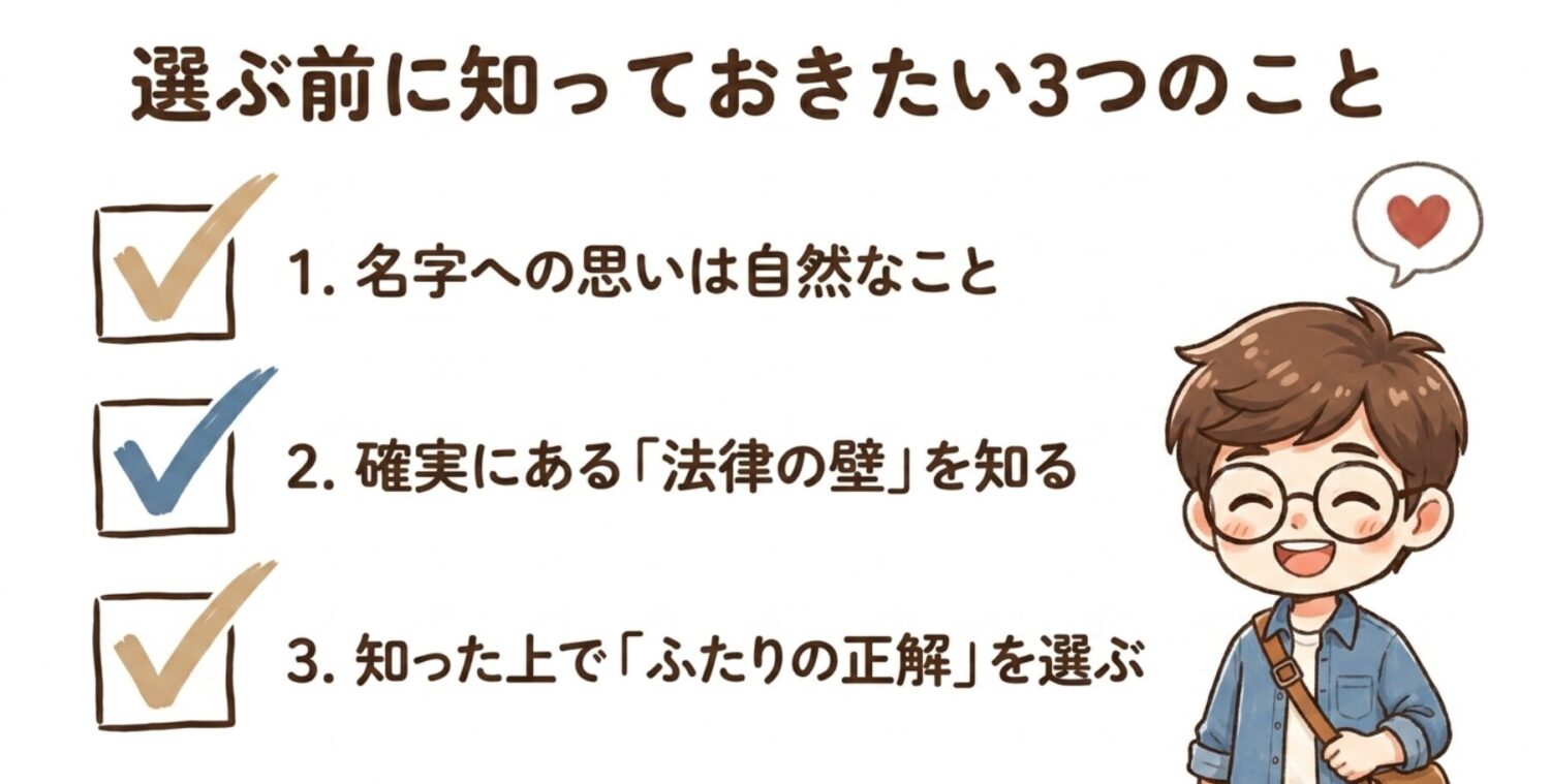 選ぶ前に知っておきたい3つのこと