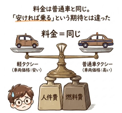 料金は普通車と同じ
