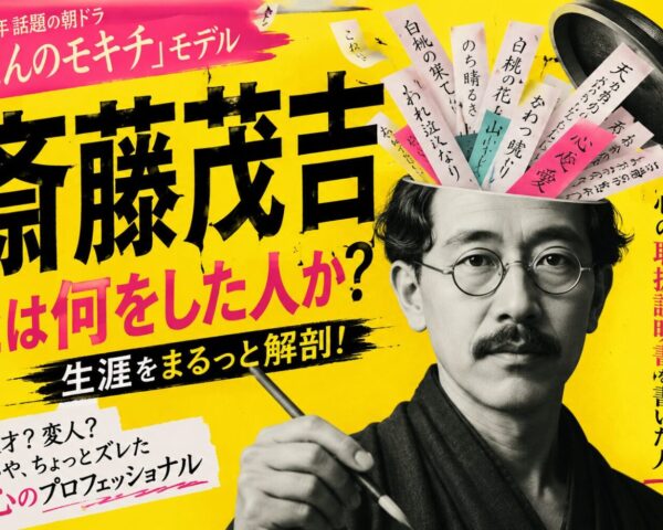 斎藤茂吉とは何をした人か？2028年話題の朝ドラ「ほんのモキチ」モデルの生涯
