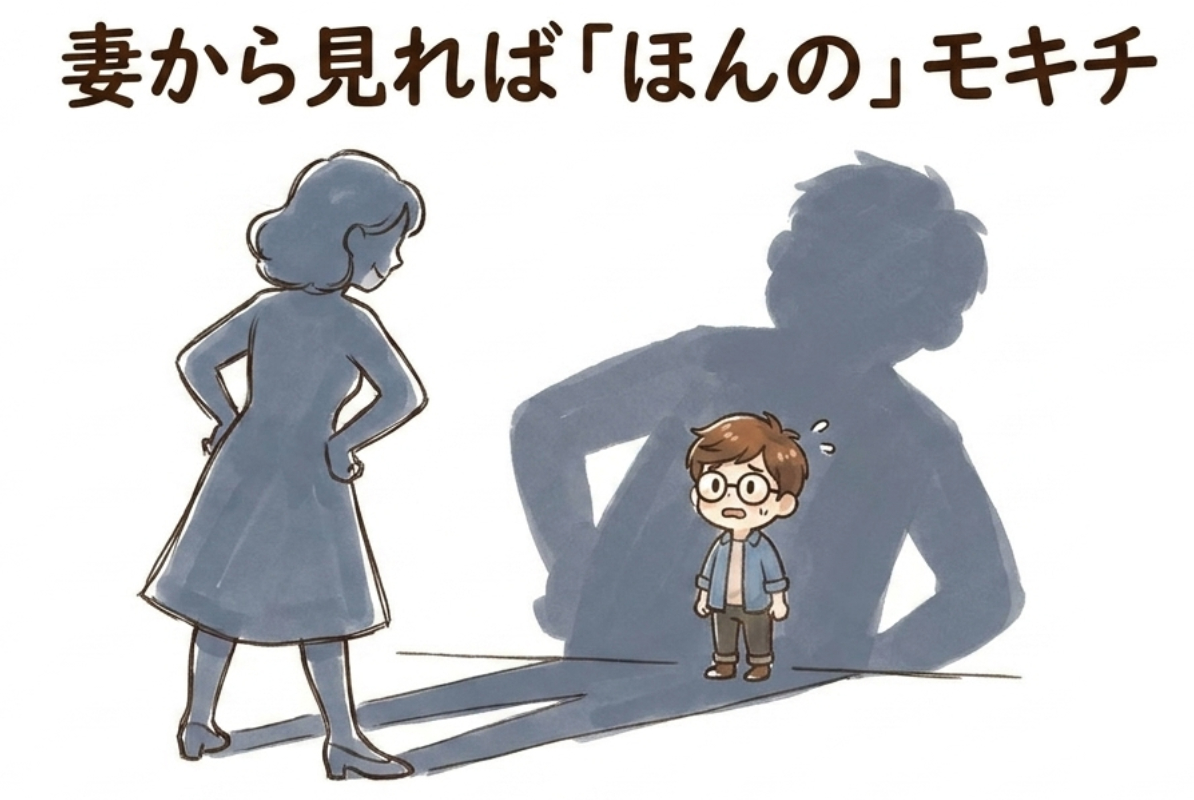 妻から見れば「ほんの」モキチ