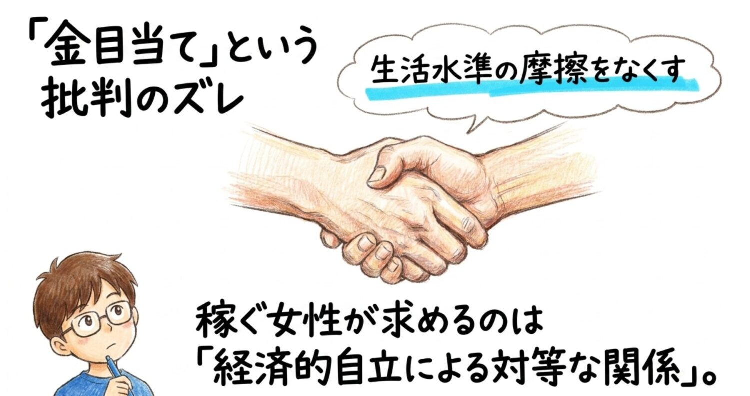 お金目当てという批判のズレ