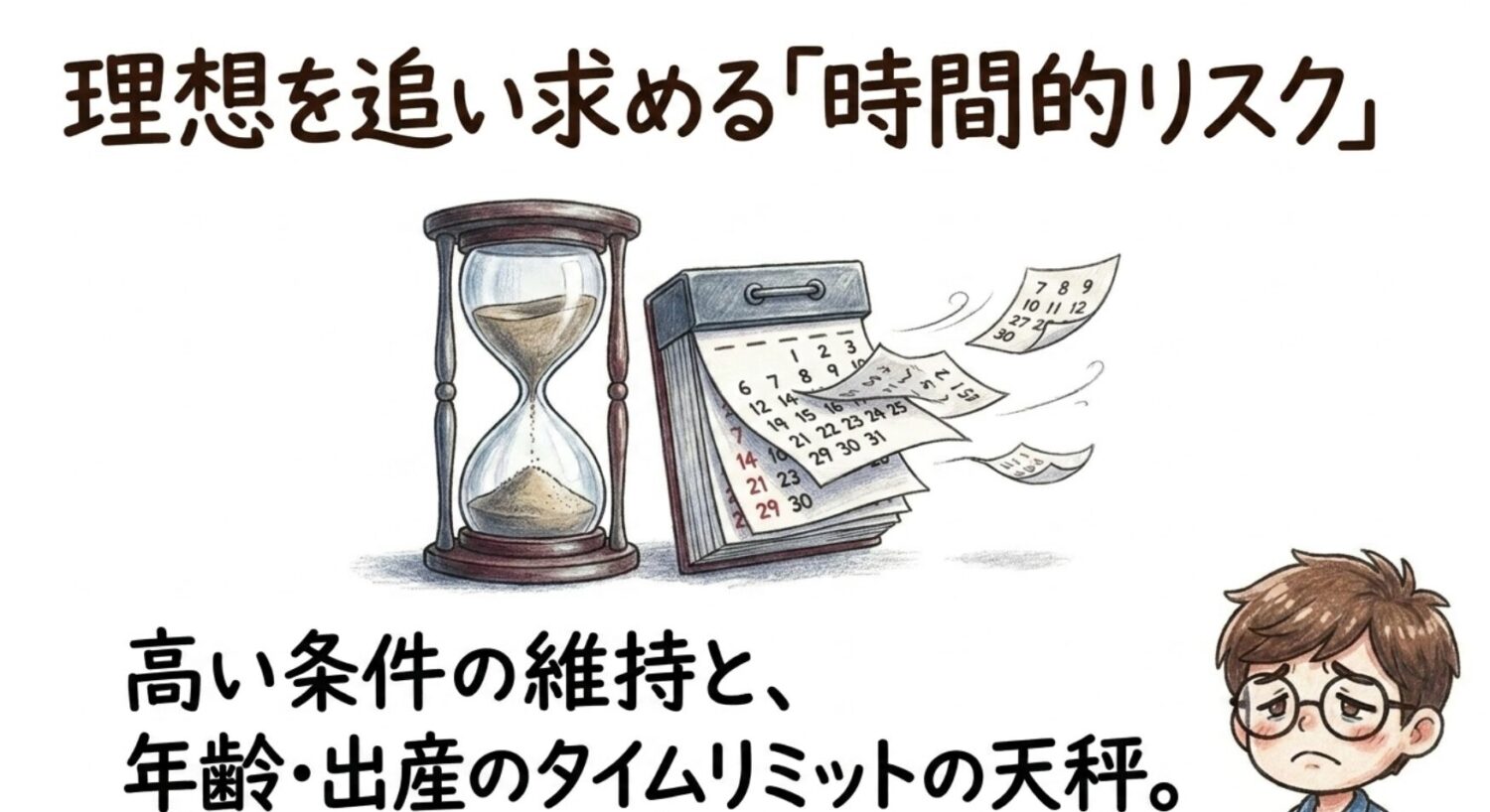 理想を追い求める時間的リスク