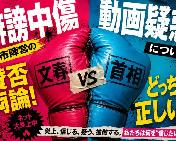 高市陣営の誹謗中傷動画疑惑について賛否両論！文春vs首相、どっちが正しい？