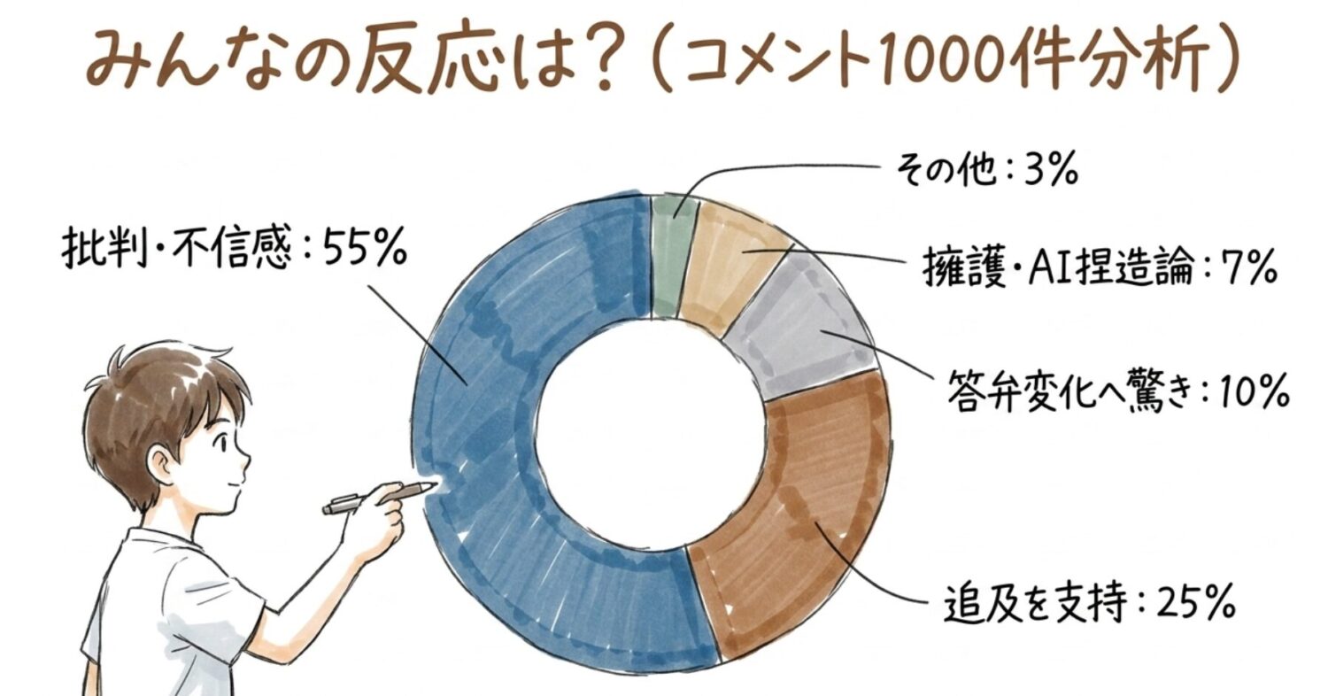みんなの反応は？コメント1000件を分析