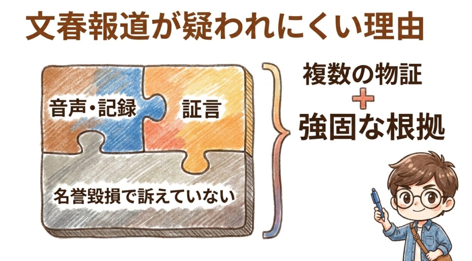 文春報道が疑われにくい理由