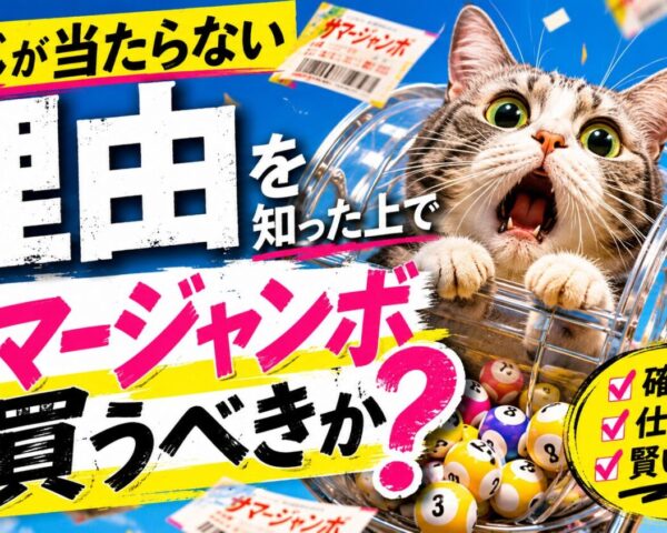 宝くじが当たらない理由を知った上でサマージャンボを買うべきか?確率・仕組み・賢い選択を解説