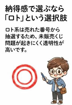 納得感で選ぶなら「ロト」という選択肢も