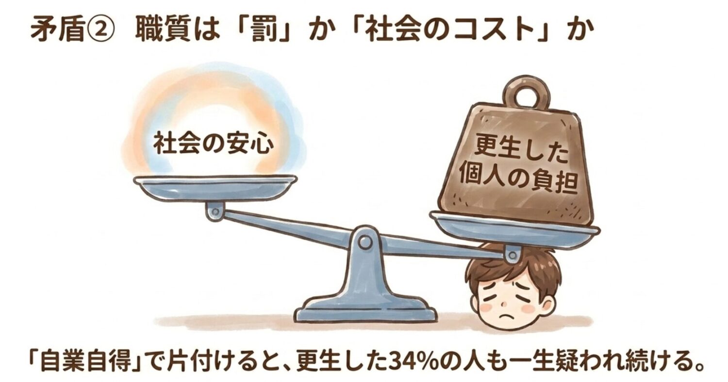 職質は罰か社会のコストか