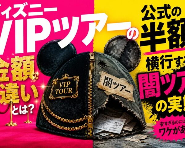 ディズニーVIPツアーの金額の違いとは？公式の半額で横行する闇ツアーの実態