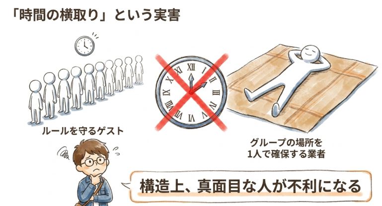 「時間の横取り」という実害