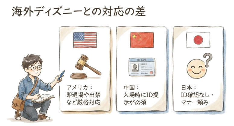 海外ディズニーとの対応の差